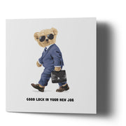 Good Luck New Job - Bear Greetings Cards