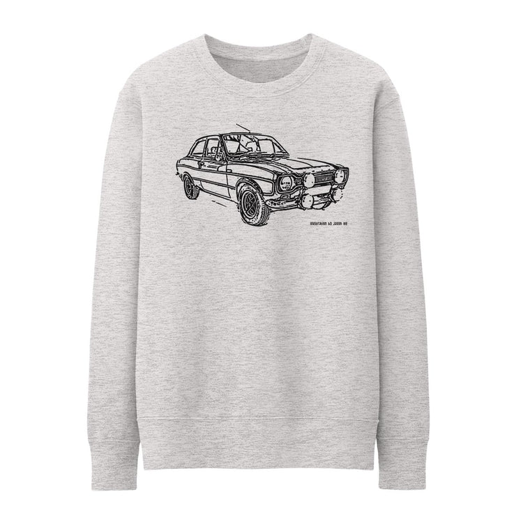 JL Illustration For A 1974 Ford Escort Mk1 RS2000 Fan Jumper