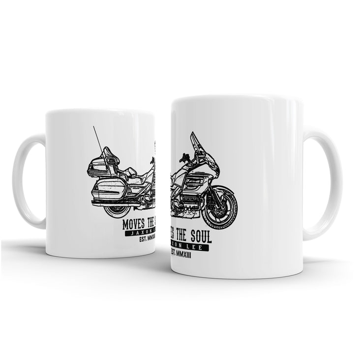 JL Illustration For A 2006 Honda GL1800 Gold Wing Motorbike Fan – Gift Mug