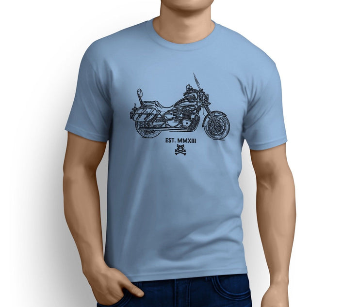 Road Hogs Art Tee aimed at fans of Triumph America LT Motorbike