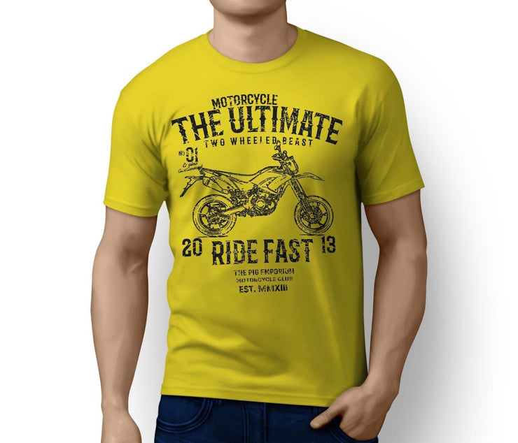RH Ultimate Illustration For A Benelli Motard 250 Motorbike Fan T-shirt