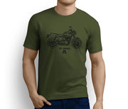 Road Hogs Art Tee aimed at fans of Triumph Bonneville T100 Motorbike