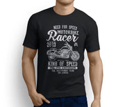 RH King Art Tee aimed at fans of Triumph Rocket III Roadster Motorbike