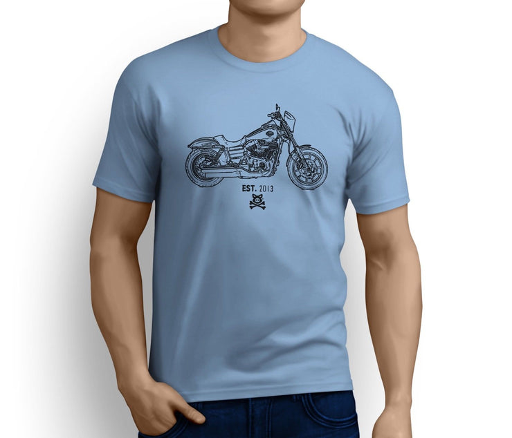 Road Hog Art Tee aimed at fans of Harley Davidson Low Rider S Motorbike