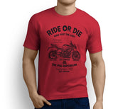 RH Ride Illustration For A Triumph Street Triple 2016 Motorbike Fan T-shirt