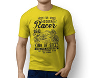 RH King Illustration For A Yamaha YZF-R125 2016 Motorbike Fan T-shirt