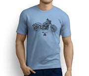 Road Hog Art Tee aimed at fans of Harley Davidson Low Rider Motorbike