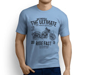 RH Ultimate Art Tee aimed at fans of Harley Davidson Low Rider Motorbike