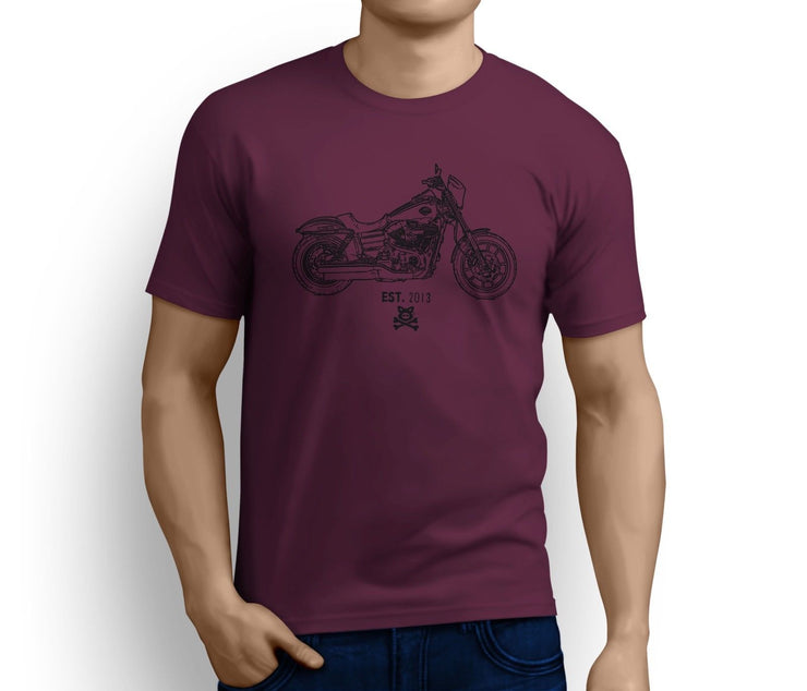 Road Hog Art Tee aimed at fans of Harley Davidson Low Rider S Motorbike