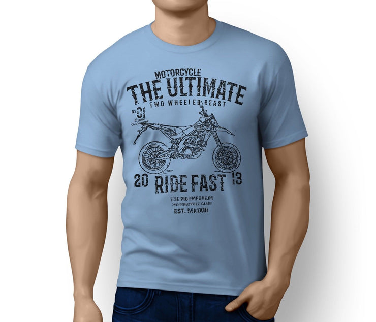 RH Ultimate Illustration for a Aprilia SXV450 2009 Motorbike fan T-shirt