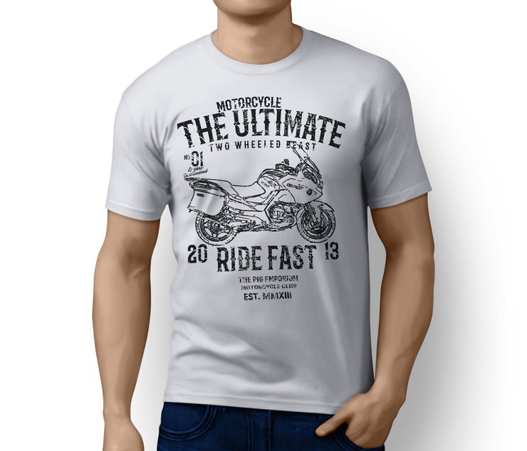 RH Ultimate Illustration For A BMW R1200RT 2012 Motorbike Fan T-shirt