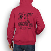 RH Art Hood aimed at fans of Harley Davidson Fat Bob Motorbike