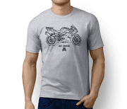 Road Hog Illustration For A Yamaha YZF-R1 2001 Motorbike Fan T-shirt
