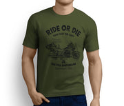 RH Ride Illustration For A Harley Davidson CVO Limited Motorbike Fan T-Shirt