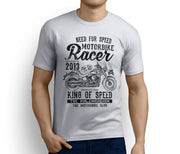 RH King Art Tee aimed at fans of Harley Davidson Fat Boy Motorbike