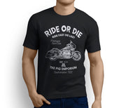 RH Ride Art Tee aimed at fans of Harley Davidson CVO Street Glide Motorbike