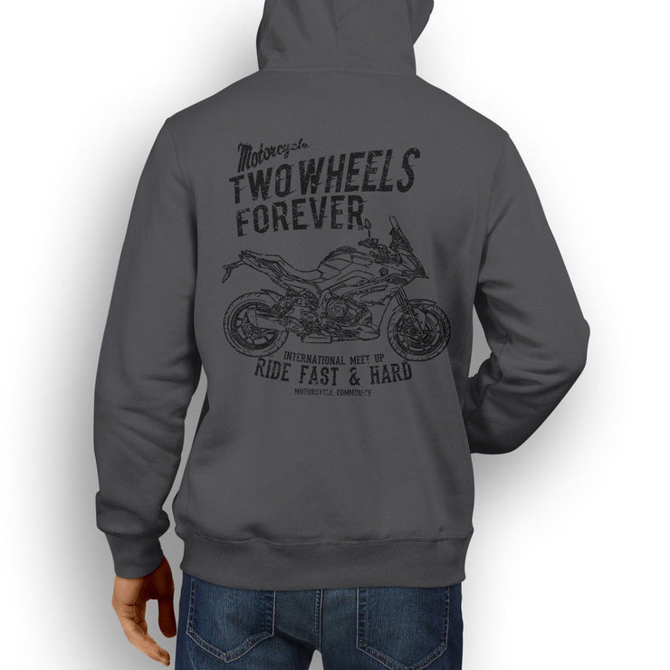 RH Illustration For A BMW S1000XR 2017 Motorbike Fan Hoodie