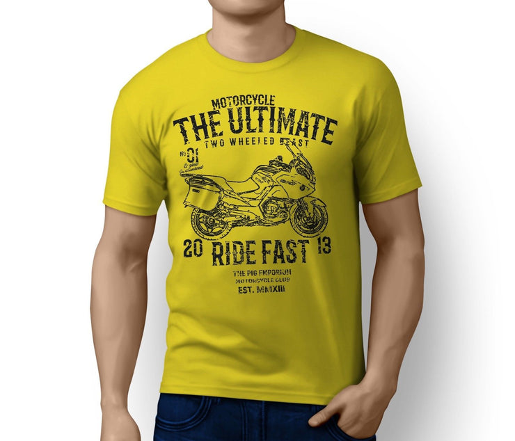 RH Ultimate Illustration For A BMW R1200RT 2012 Motorbike Fan T-shirt