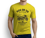 RH* Ride Illustration For A Triumph Thruxton 1200 Motorbike Fan T-shirt