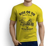 RH Ride Art Tee aimed at fans of Harley Davidson Electra Glide Ultra Classic Motorbike