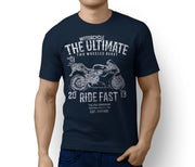 RH Ultimate Illustration For A Ducati 1098S 2008 Motorbike Fan T-shirt