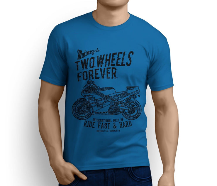 RH Illustration For A Suzuki RGV 250 Motorbike Fan T-Shirt