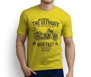RH Ultimate Art Tee aimed at fans of Harley Davidson Softail Deluxe Motorbike