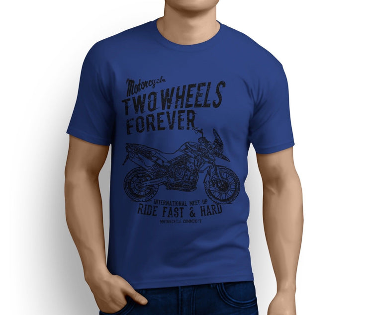 RH Triumph Illustration For A Tiger 800XC 2016 Motorbike Fan T-Shirt