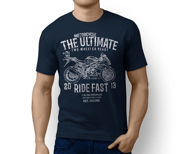 RH Ultimate Illustration for a Aprilia RSV4 RF 2017 Motorbike fan T-shirt