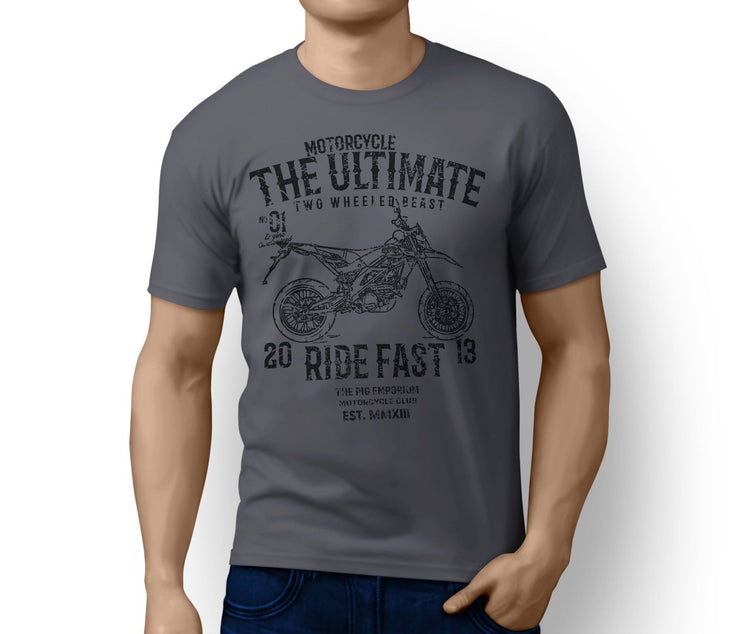 RH Ultimate Illustration for a Aprilia SXV450 2009 Motorbike fan T-shirt