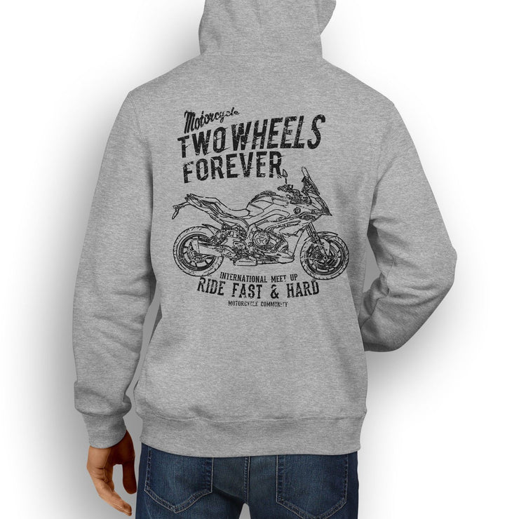 RH Illustration For A BMW S1000XR 2017 Motorbike Fan Hoodie