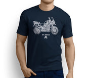 Road Hog Art Tee aimed at fans of Triumph Tiger Explorer Spoked Wheels Motorbike