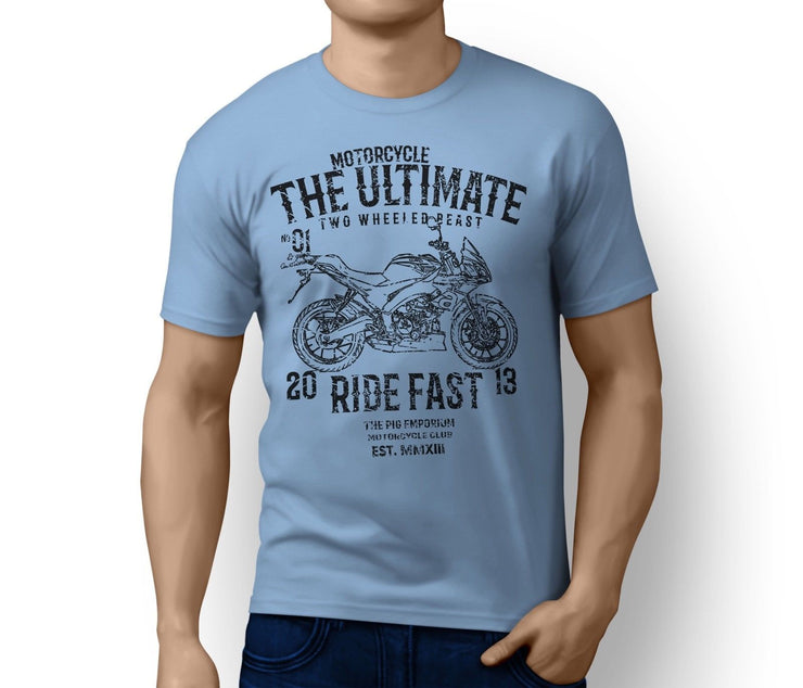 RH Ultimate Illustration for a Aprilia Tuono 125 2017 Motorbike fan T-shirt