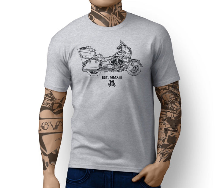 Road Hogs Illustration For A Indian Roadmaster Motorbike Fan T-shirt