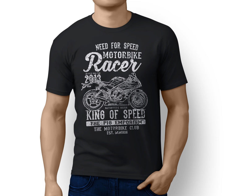 RH King Illustration For A Yamaha YZF-R6 2007 Motorbike Fan T-shirt