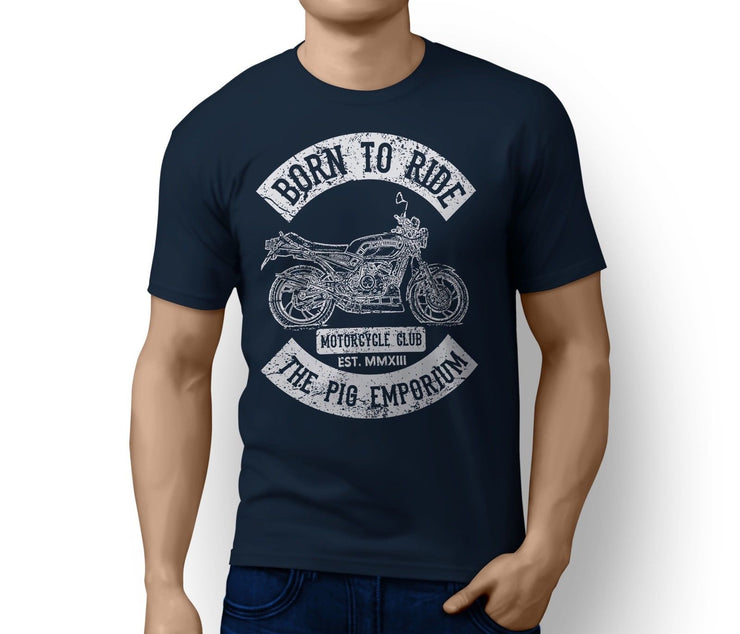 RH Born to Ride Illustration For A Yamaha RD 350 LC Motorbike Fan T-Shirt