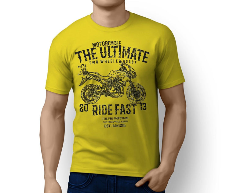 RH Ultimate Illustration For A Benelli TRE 1130K Amazona Motorbike Fan T-shirt