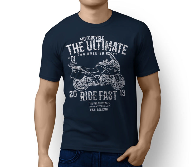 RH Ultimate Illustration For A BMW R1200RT 2010 Motorbike Fan T-shirt