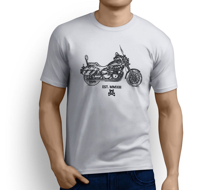 Road Hogs Art Tee aimed at fans of Triumph America LT Motorbike