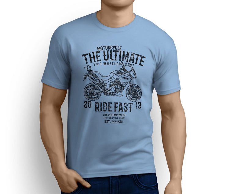 RH Ultimate Illustration For A Triumph Tiger Motorbike Fan T-shirt