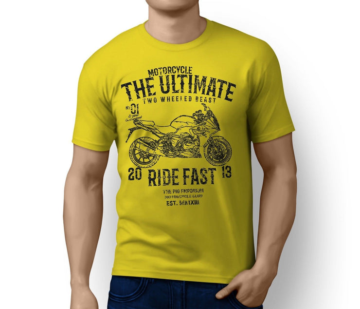 RH Ultimate Illustration For A BMW R1200RS 2017 Motorbike Fan T-shirt