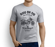 RH Ride Art Tee aimed at fans of Triumph Bonneville T100 Motorbike