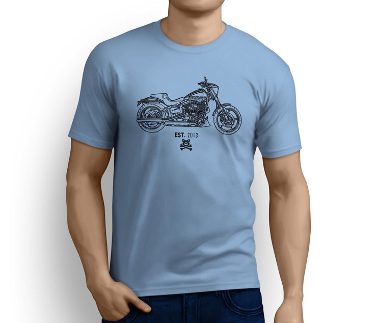 Road Hog Art Tee aimed at fans of Harley Davidson CVO Pro Street Breakout Motorbike