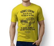 RH Illustration For A Ford Escort Mk2 RS Mexico Rally Motorcar Fan T-Shirt