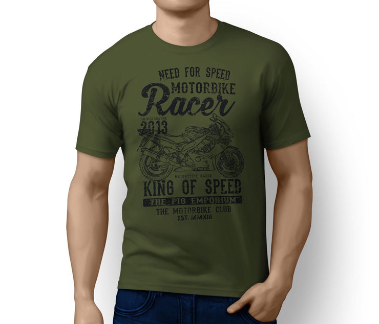 RH King Illustration For A Yamaha YZF600R Thundercat Motorbike Fan T-shirt