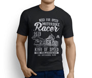 RH King Art Tee aimed at fans of Harley Davidson Electra Glide Ultra Classic Motorbike