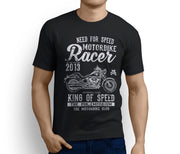 RH King Art Tee aimed at fans of Harley Davidson Fat Boy S Motorbike