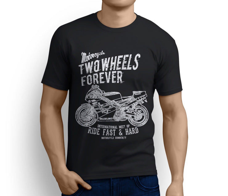 RH Illustration For A Suzuki RGV 250 Motorbike Fan T-Shirt