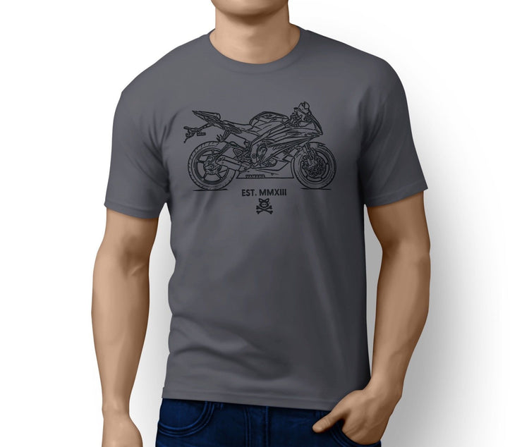 Road Hog Illustration For A Yamaha YZF-R6 2007 Motorbike Fan T-shirt