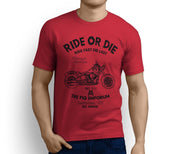 RH Ride Art Tee aimed at fans of Harley Davidson Softail Slim S Motorbike